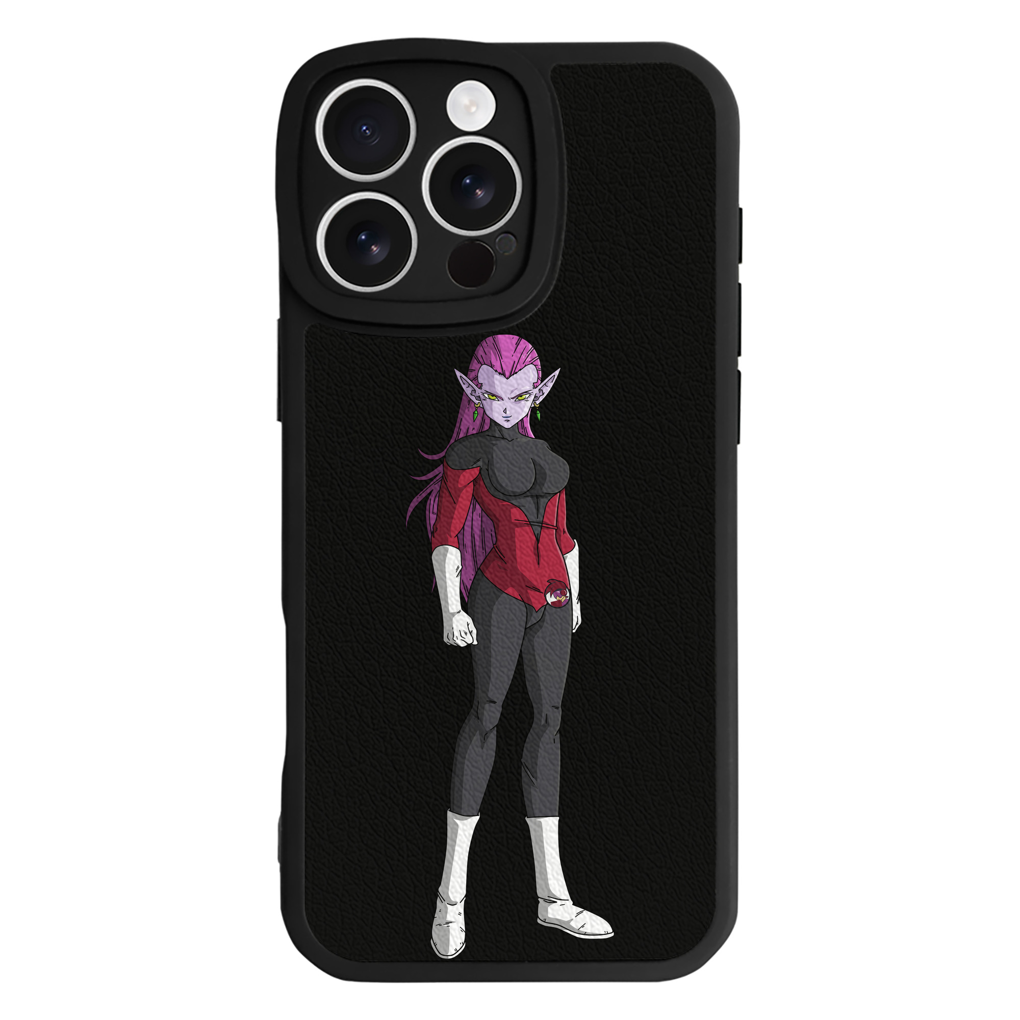 （画像用） ドラゴンボール DRAGON BALL 【iPhone 16シリーズ対応】シリコンスマホケース（レザー調） 材質：シリコン